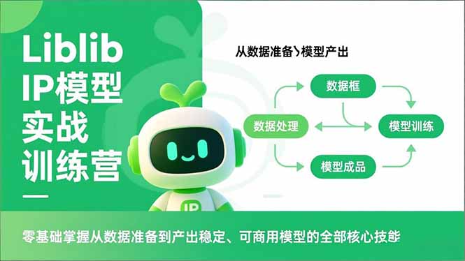 (16955期)Liblib IP模型实战训练营,零基础掌握从数据准备到产出稳定、可商用模型的全部核心技能网创吧-网创项目资源站-副业项目-创业项目-搞钱项目网创吧