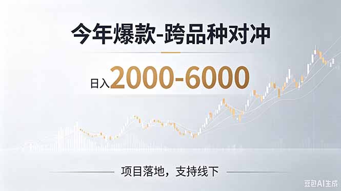 (19150期)2026创业新风口—跨品种对冲震撼首发!日收益2000-6000+,项目绿色长久,安全稳健网创吧-网创项目资源站-副业项目-创业项目-搞钱项目网创吧