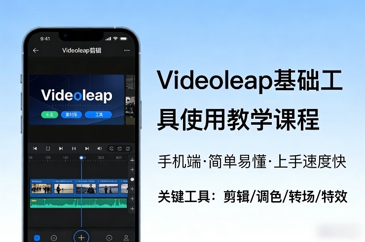 Videoleap基础工具使用教学课程,手机端视频剪辑教学,简单易懂,上手速度快网创吧-网创项目资源站-副业项目-创业项目-搞钱项目网创吧