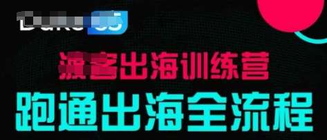 出海训练营基础课,跑通出海全流程,实战案例拆解网创吧-网创项目资源站-副业项目-创业项目-搞钱项目网创吧