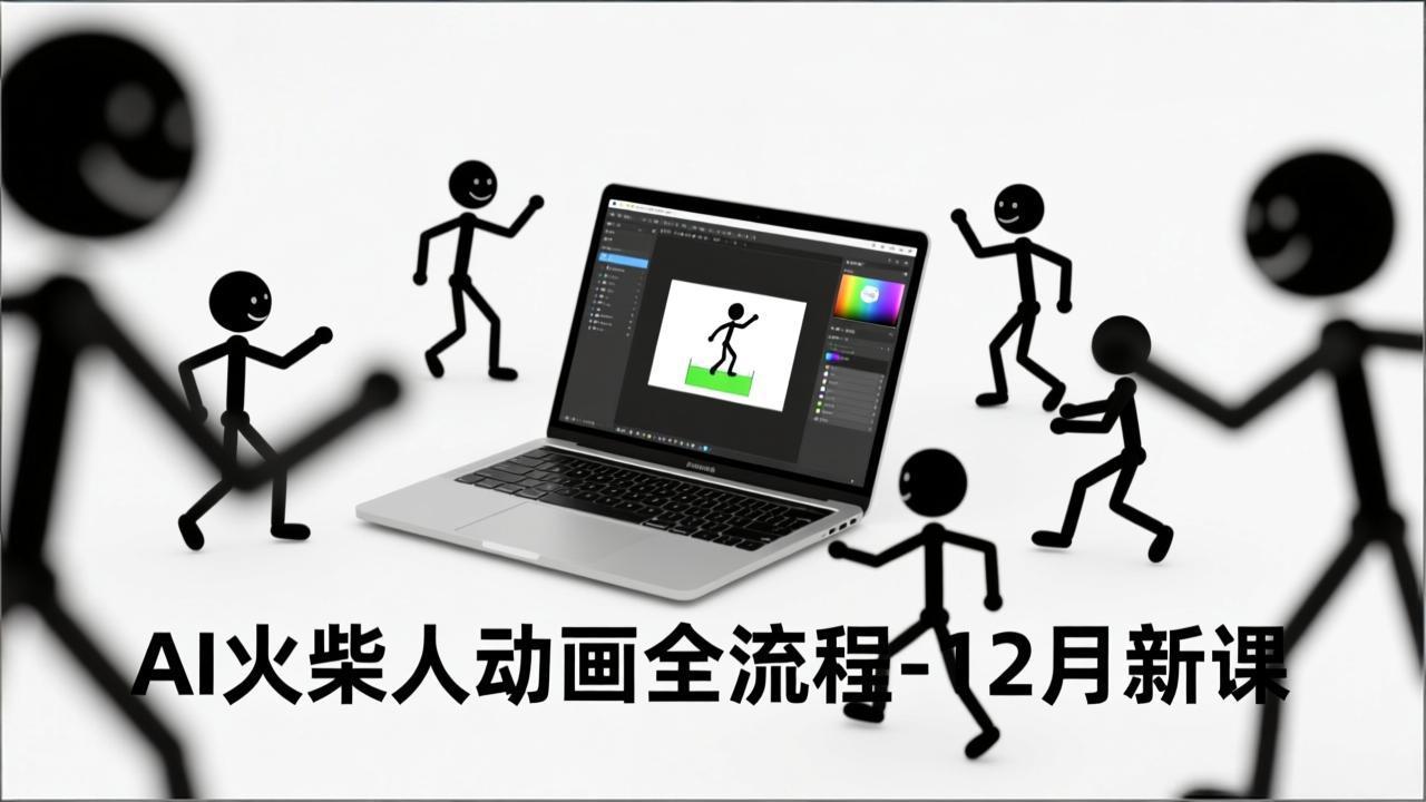 (16861期)AI火柴人动画全流程-12月新课,文案生成、声音克隆、视频剪辑,零基础快速产出动画网创吧-网创项目资源站-副业项目-创业项目-搞钱项目网创吧