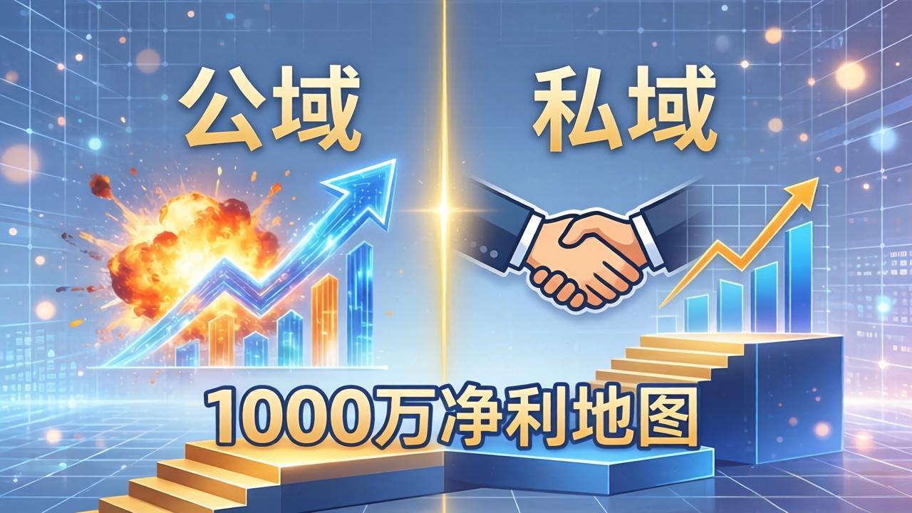 (18217期)公域玩命出爆款,私域悄悄做成交:这套AI内训课,2026给你打通1000万净利的地图网创吧-网创项目资源站-副业项目-创业项目-搞钱项目网创吧