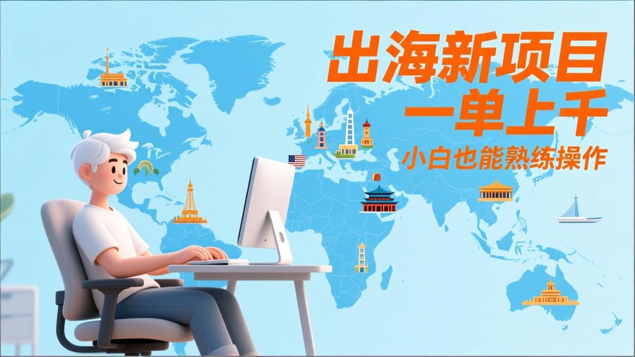 (17534期)出海新项目,一单上千,小白也能熟练操作网创吧-网创项目资源站-副业项目-创业项目-搞钱项目网创吧