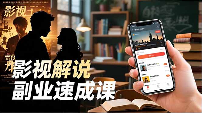 （16740期）Tk影视解说副业速成课，软件安装、全流程实操、爆款预设，新手两周变现网创吧-网创项目资源站-副业项目-创业项目-搞钱项目网创吧