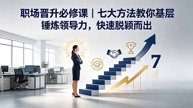(18629期)付费文章:职场晋升必修课|七大方法教你基层锤炼领导力,快速脱颖而出网创吧-网创项目资源站-副业项目-创业项目-搞钱项目网创吧