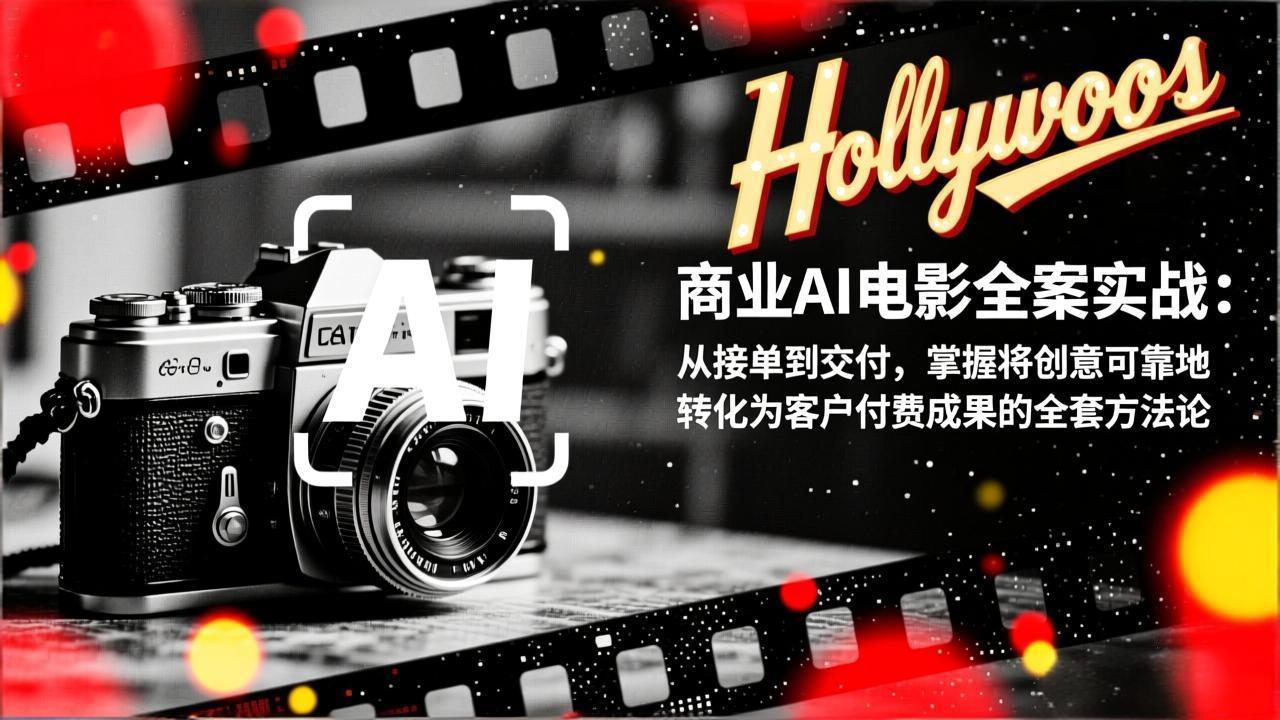 (17092期)商业AI电影全案实战:从接单到交付,掌握将创意可靠地转化为客户付费成果的全套方法论网创吧-网创项目资源站-副业项目-创业项目-搞钱项目网创吧
