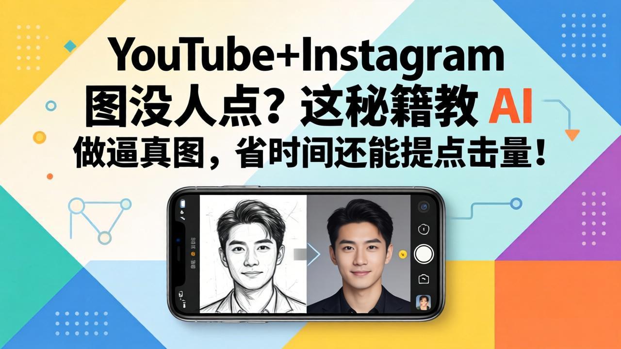 （17911期）YouTube+Instagram 图没人点？这秘籍教 AI 做逼真图，省时间还能提点击量网创吧-网创项目资源站-副业项目-创业项目-搞钱项目网创吧