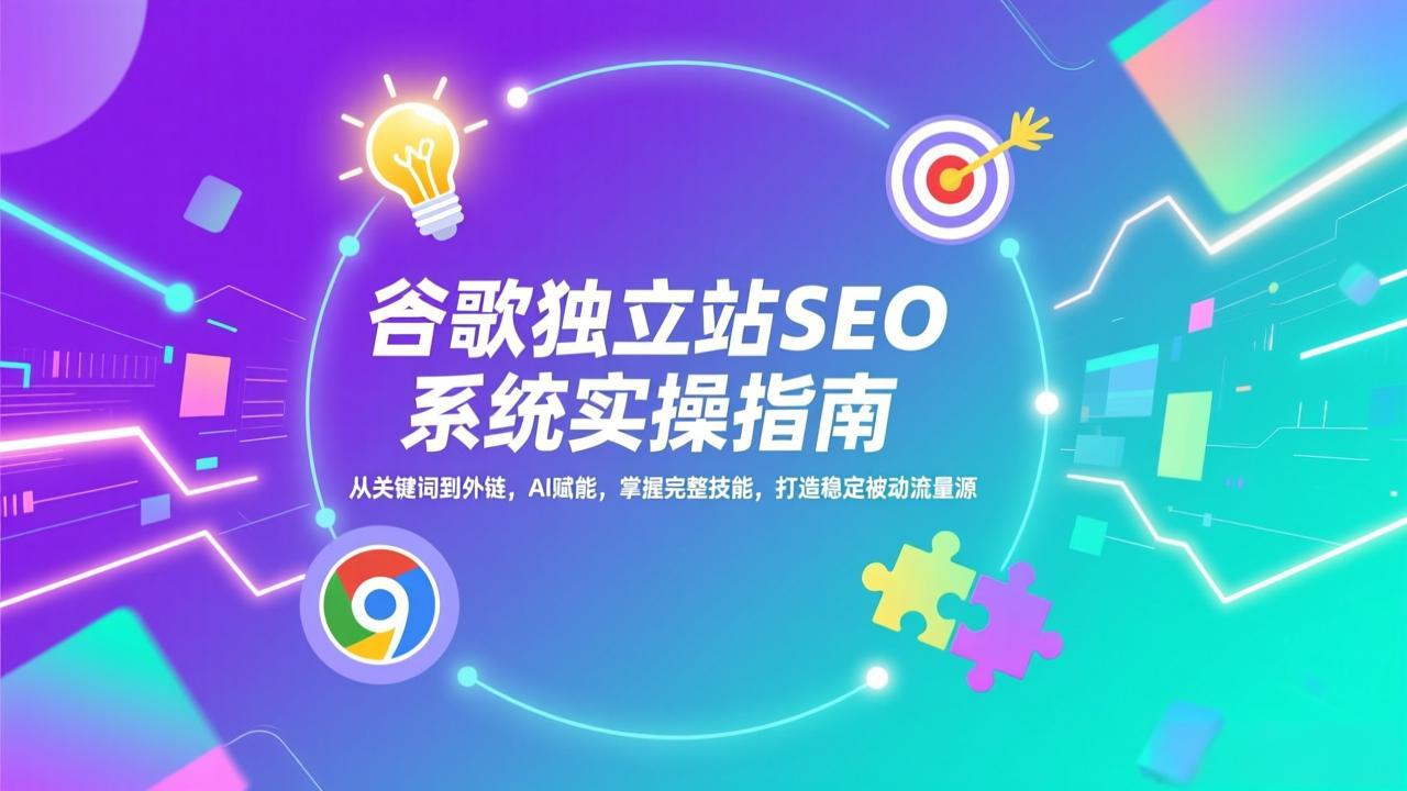 (17263期)谷歌独立站SEO系统实操(更新):从关键词到外链,AI赋能,掌握完整技能,打造稳定被动流量源网创吧-网创项目资源站-副业项目-创业项目-搞钱项目网创吧
