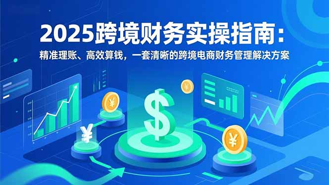 (16874期)2025跨境财务实操指南:精准理账、高效算钱,一套清晰的跨境电商财务管理解决方案网创吧-网创项目资源站-副业项目-创业项目-搞钱项目网创吧
