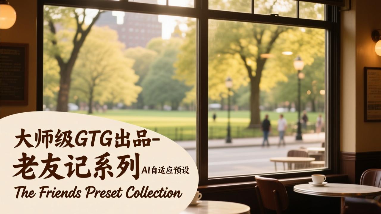 (17403期)大师级GTG出品-老友记系列AI自适应预设The Friends Preset Collection网创吧-网创项目资源站-副业项目-创业项目-搞钱项目网创吧