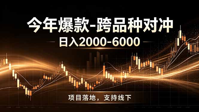 (19179期)全新跨品种对冲模式上线!日稳定盈利 2000-6000,合规长久可批量放大网创吧-网创项目资源站-副业项目-创业项目-搞钱项目网创吧