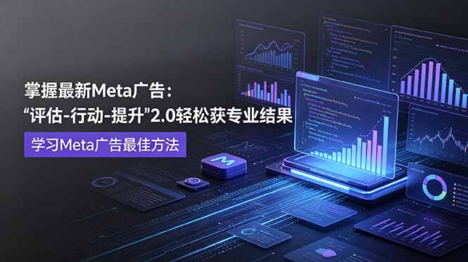 (18972期)掌握最新的Meta广告,通过“评估-行动-提升”2.0版本轻松获得专业级结果。学习目前学习Meta广告的最佳方法网创吧-网创项目资源站-副业项目-创业项目-搞钱项目网创吧
