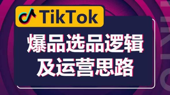 TikTok爆品选品逻辑及运营思路:解决网络环境快速入门TikTok网创吧-网创项目资源站-副业项目-创业项目-搞钱项目网创吧