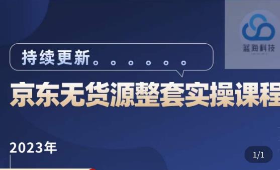 蓝七·2023京东店群整套实操视频教程,京东无货源整套操作流程大总结,减少信息差,有效做店发展网创吧-网创项目资源站-副业项目-创业项目-搞钱项目网创吧