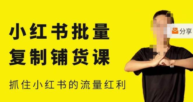 张宾·小红书批量复制铺货课,小红书0-1快速起号变现玩法,抓住小红书的流量红利(更新2023年3月)网创吧-网创项目资源站-副业项目-创业项目-搞钱项目网创吧