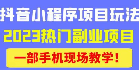 抖音小程序9.0新技巧,2023热门副业项目,动动手指轻松变现网创吧-网创项目资源站-副业项目-创业项目-搞钱项目网创吧