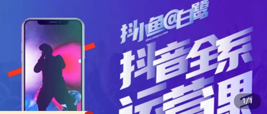 白鹭·主播内训营，运营主播话术起号进阶能力提升网创吧-网创项目资源站-副业项目-创业项目-搞钱项目网创吧