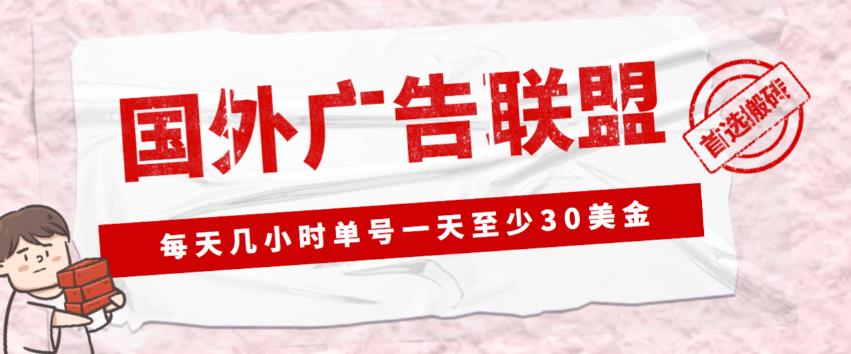外面收费1980的最新国外LEAD广告联盟搬砖项目,单号一天至少30美金【详细玩法教程】网创吧-网创项目资源站-副业项目-创业项目-搞钱项目网创吧
