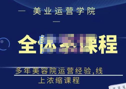 郑芳老师·网红美容院全套营销落地课程,多年美容院运营经验,线上浓缩课程网创吧-网创项目资源站-副业项目-创业项目-搞钱项目网创吧