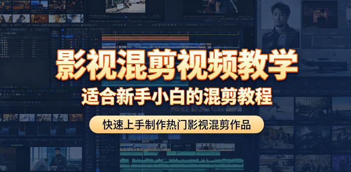 影视混剪视频教学,适合新手小白的混剪教程,快速上手制作热门影视混剪作品网创吧-网创项目资源站-副业项目-创业项目-搞钱项目网创吧