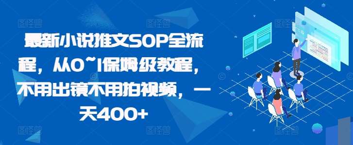 最新小说推文SOP全流程,从0~1保姆级教程,不用出镜不用拍视频,一天400+网创吧-网创项目资源站-副业项目-创业项目-搞钱项目网创吧