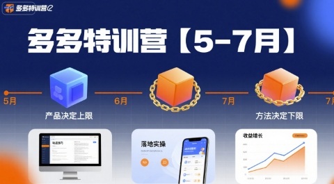 多多特训营【5-7月】产品决定上限,方法决定下限,各种玩法技巧落地实操网创吧-网创项目资源站-副业项目-创业项目-搞钱项目网创吧
