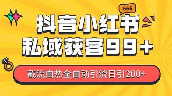 (13421期)某音,小红书,野路子引流玩法截流自热一体化日引200+精准粉 单日变现3...网创吧-网创项目资源站-副业项目-创业项目-搞钱项目网创吧