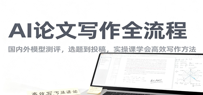 AI论文写作全流程，国内外模型测评，选题到投稿，实操课学高效写作方法网创吧-网创项目资源站-副业项目-创业项目-搞钱项目网创吧