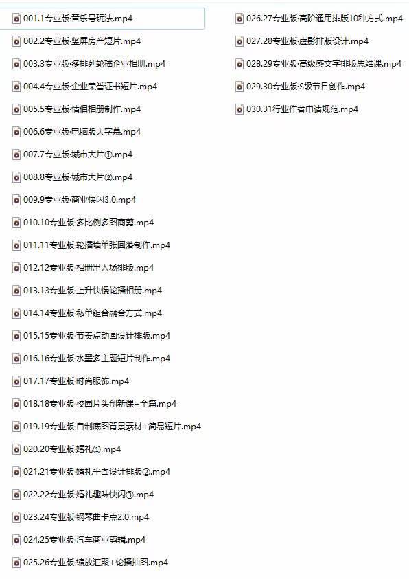 (7663期)全能剪辑-创作人 剪映专业版实战系统训练营 课程+安装包+素材!网创吧-网创项目资源站-副业项目-创业项目-搞钱项目网创吧