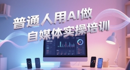 普通一个人用AI做自媒体,助你轻松开启AI自媒体创作之路网创吧-网创项目资源站-副业项目-创业项目-搞钱项目网创吧