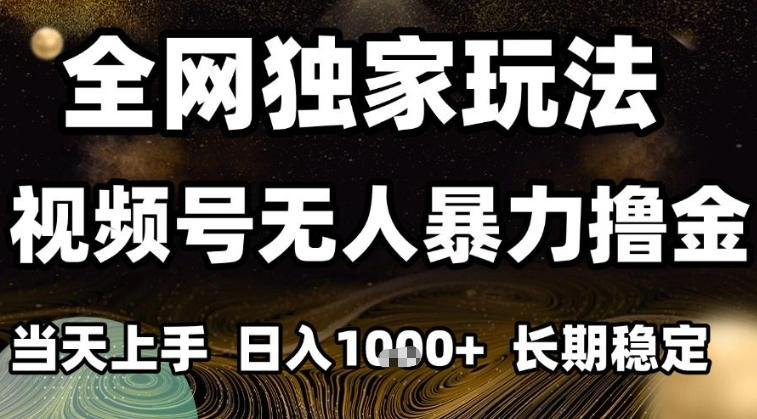 年底最新独家视频号无人直播撸礼物,小白也能轻松日入1k+,长期稳定,可批量复制【揭秘】网创吧-网创项目资源站-副业项目-创业项目-搞钱项目网创吧