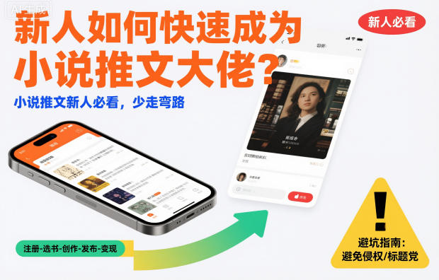 新人如何快速成为小说推文大佬?小说推文新人必看,少走弯路网创吧-网创项目资源站-副业项目-创业项目-搞钱项目网创吧