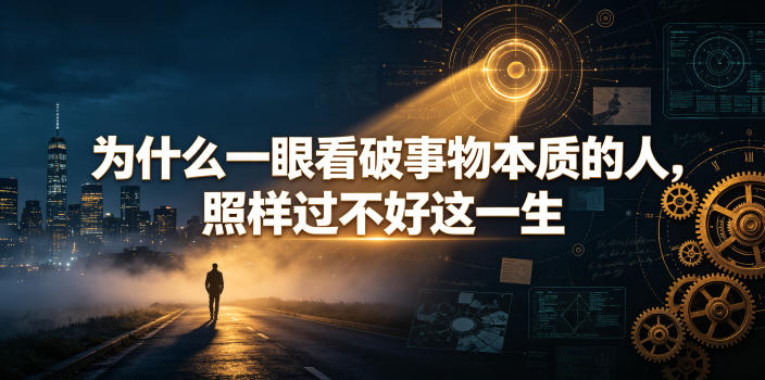 付费文章:为什么一眼看破事物本质的人,照样过不好这一生网创吧-网创项目资源站-副业项目-创业项目-搞钱项目网创吧