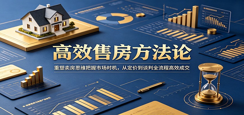 高效售房方法论:重塑卖房思维把握市场时机,从定价到谈判全流程高效成交网创吧-网创项目资源站-副业项目-创业项目-搞钱项目网创吧