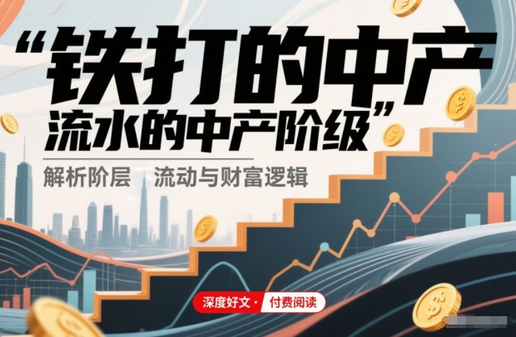 付费文章:铁打的中产,流水的中产阶级网创吧-网创项目资源站-副业项目-创业项目-搞钱项目网创吧