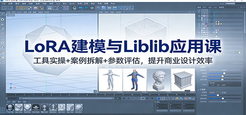 LoRA建模与Liblib应用课:工具实操+案例拆解+参数评估,提升商业设计效率网创吧-网创项目资源站-副业项目-创业项目-搞钱项目网创吧