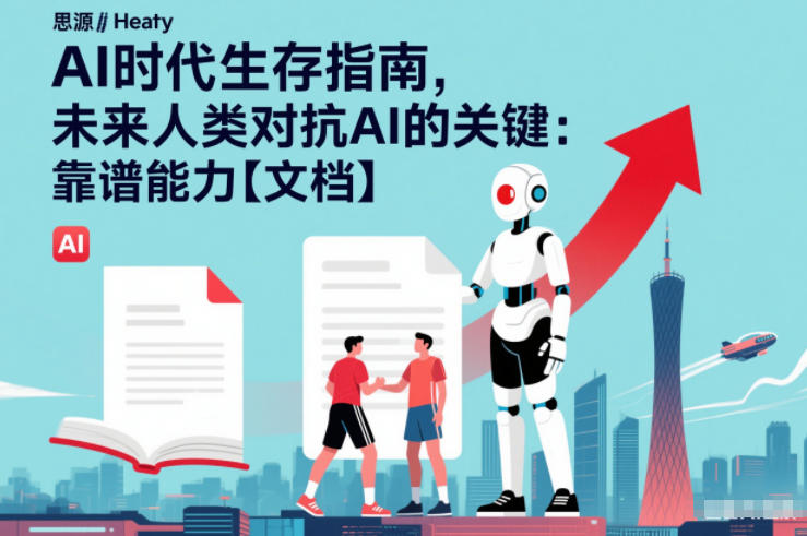 AI时代生存指南,未来人类对抗AI的关键:靠谱能力【文档】网创吧-网创项目资源站-副业项目-创业项目-搞钱项目网创吧