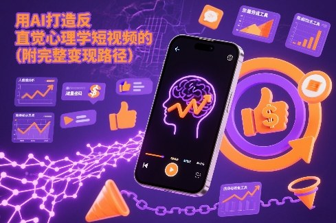 用AI打造“反直觉”心理学短视频的流量密码(附完整变现路径)网创吧-网创项目资源站-副业项目-创业项目-搞钱项目网创吧