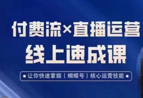 视频号付费流实操课程,付费流✖️直播运营速成课,让你快速掌握视频号核心运营技能网创吧-网创项目资源站-副业项目-创业项目-搞钱项目网创吧