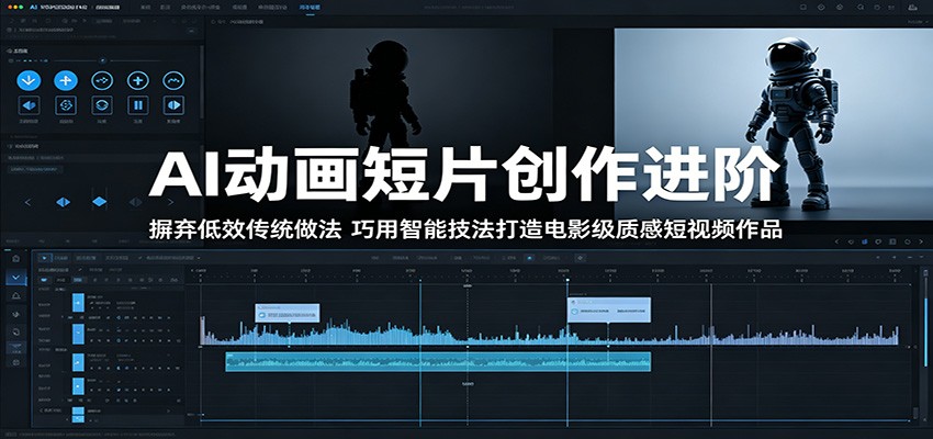 AI动画短片创作进阶:摒弃低效传统做法,巧用智能技法打造电影级质感短视频作品网创吧-网创项目资源站-副业项目-创业项目-搞钱项目网创吧