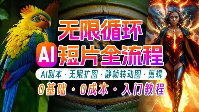 AI剪辑无限循环画面:新手轻松月入上万的秘技【揭秘】网创吧-网创项目资源站-副业项目-创业项目-搞钱项目网创吧