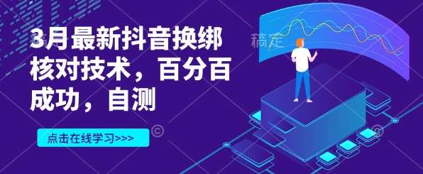 3月最新抖音换绑核对技术,百分百成功,自测网创吧-网创项目资源站-副业项目-创业项目-搞钱项目网创吧