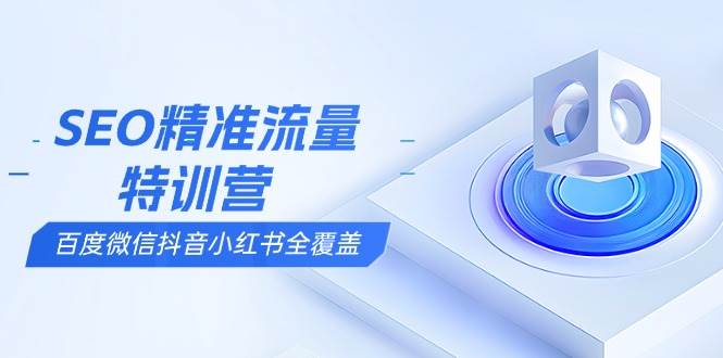 (13851期)SEO精准流量特训营,百度微信抖音小红书全覆盖,带你搞懂搜索优化核心技巧网创吧-网创项目资源站-副业项目-创业项目-搞钱项目网创吧