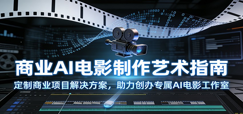商业AI电影制作艺术指南：定制商业项目解决方案，助力创办专属AI电影工作室网创吧-网创项目资源站-副业项目-创业项目-搞钱项目网创吧