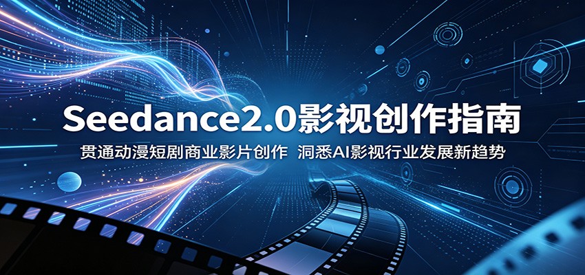 Seedance2.0影视创作指南:贯通动漫短剧商业影片创作,洞悉AI影视行业发展新趋势网创吧-网创项目资源站-副业项目-创业项目-搞钱项目网创吧