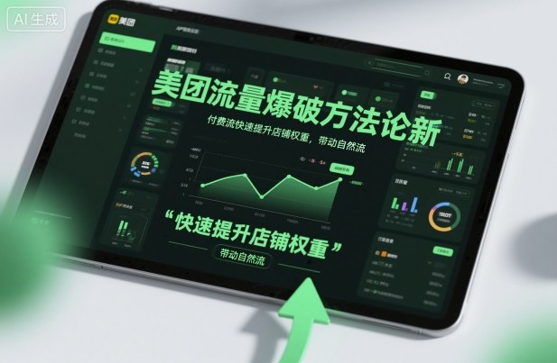 美团流量爆破方法论，付费流快速提升店铺权重，带动自然流网创吧-网创项目资源站-副业项目-创业项目-搞钱项目网创吧