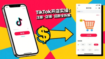 TikTok从开店到投流的进阶课,从基础实操到高阶技巧一网打尽网创吧-网创项目资源站-副业项目-创业项目-搞钱项目网创吧