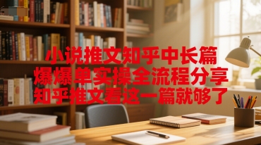 小说推文知乎中长篇爆单实操全流程分享,知乎推文看这一篇就够了网创吧-网创项目资源站-副业项目-创业项目-搞钱项目网创吧