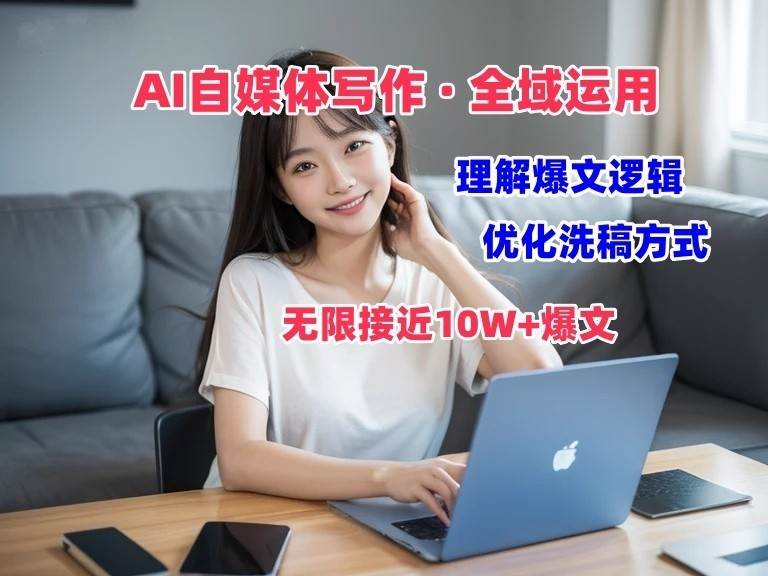 AI自媒体写作 → 价值变现，剖析爆文逻辑，无限接近10W+爆文体验课网创吧-网创项目资源站-副业项目-创业项目-搞钱项目网创吧