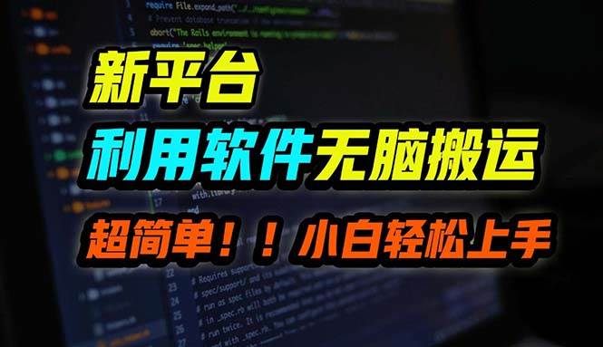 (12203期)B站平台用软件无脑搬运,月赚10000+,小白也能轻松上手网创吧-网创项目资源站-副业项目-创业项目-搞钱项目网创吧